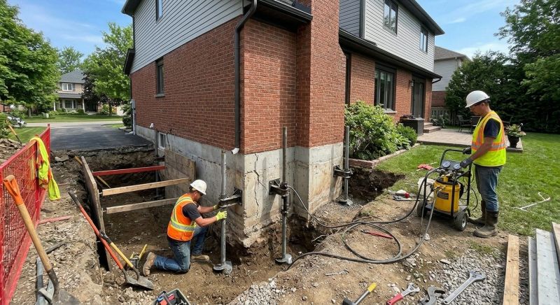 House Underpinning in Horsham, PA