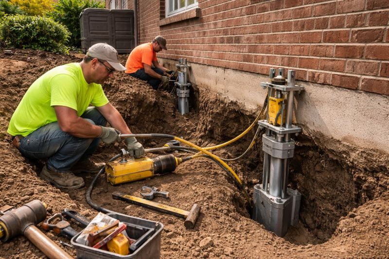 Settling Foundation Service in Green Lane, PA