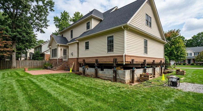 Settling Foundation Service in Havertown, PA