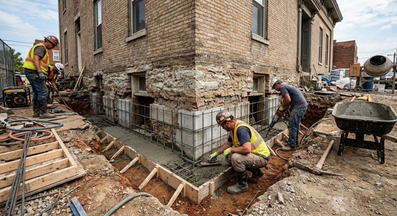 Structural Underpinning in Horsham, PA